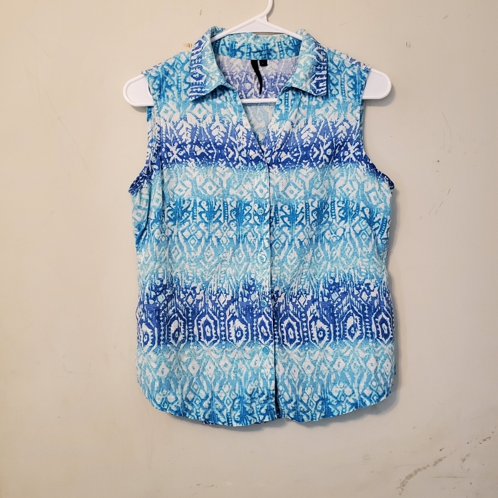 Womens Cathy Button Down Shirt Sz Small